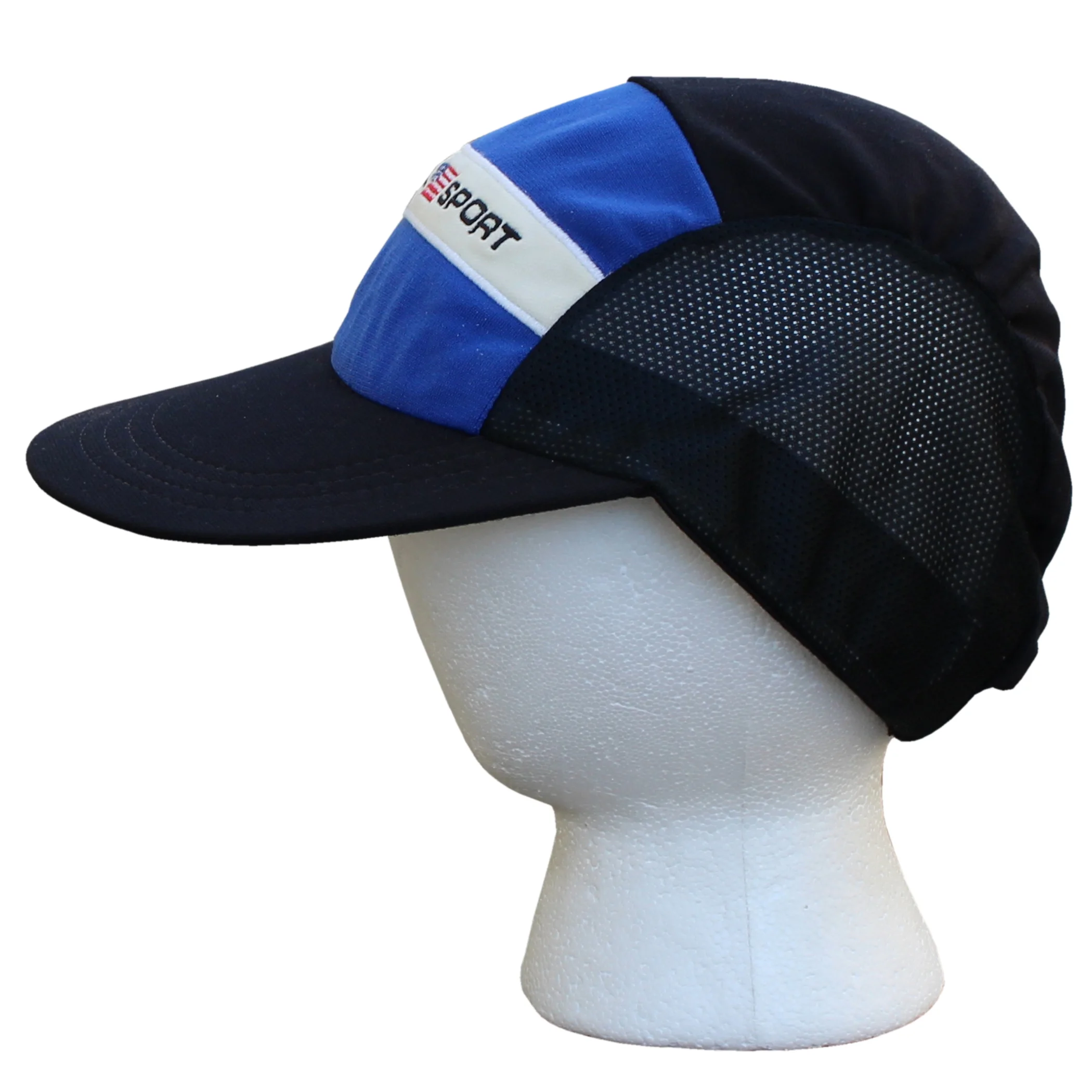 90s POLO SPORT サイドメッシュ CAP キャップ Vintage Vintage Polo Sport Blue / Green 5 Panel Mesh Hat — RootsBK